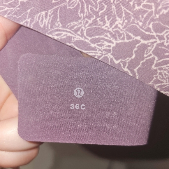 Lululemon Take Shape Bra Arabesque Antoinette Smoky Quartz - C36 - Picture 6 of 6
